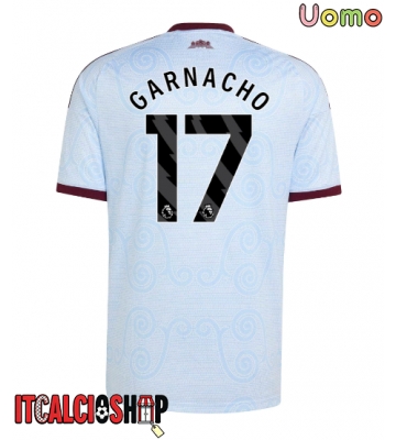 Aston Villa Alejandro Garnacho #17 Terza Maglia 2026-27 Manica Corta